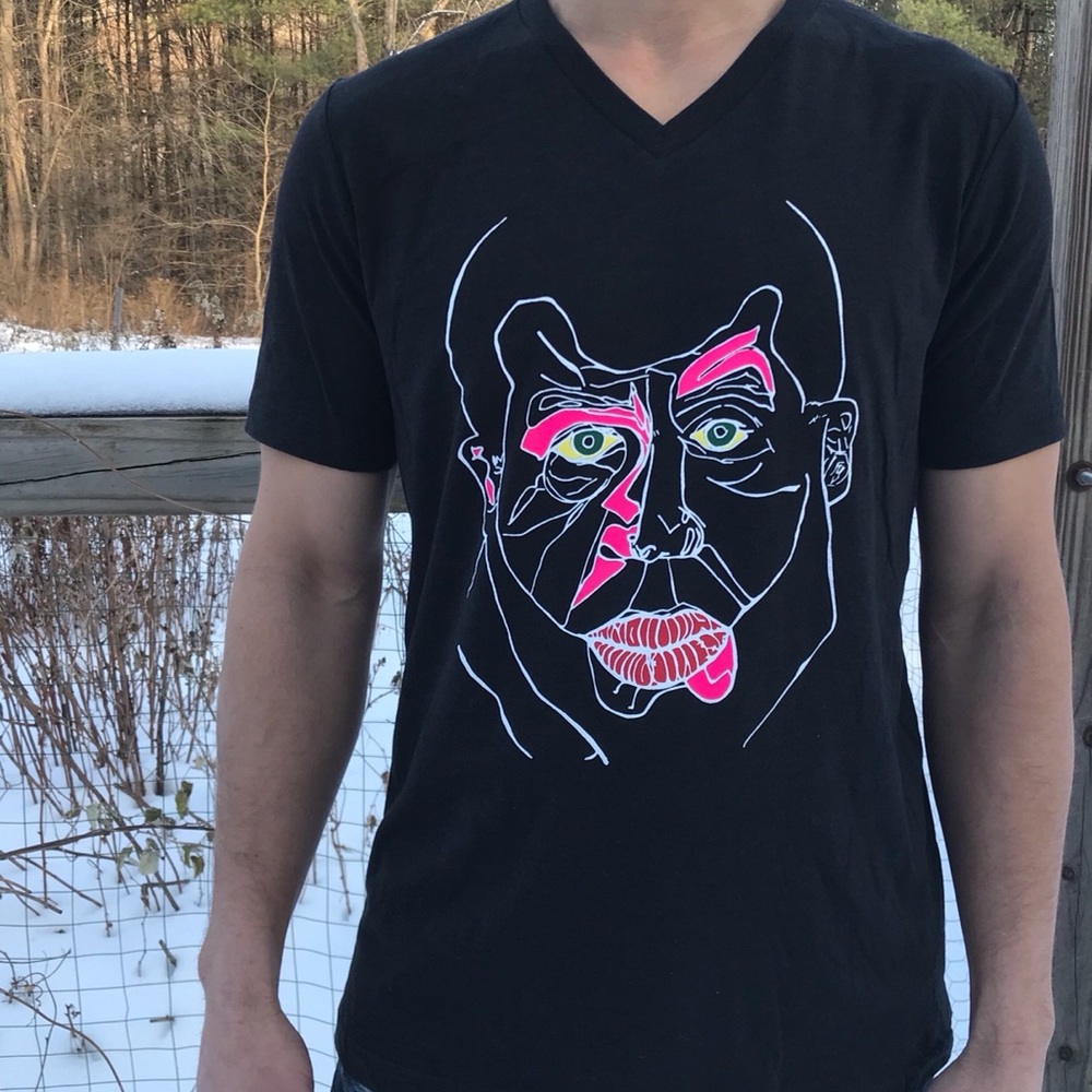Rocks & Roll V-Neck T Shirt